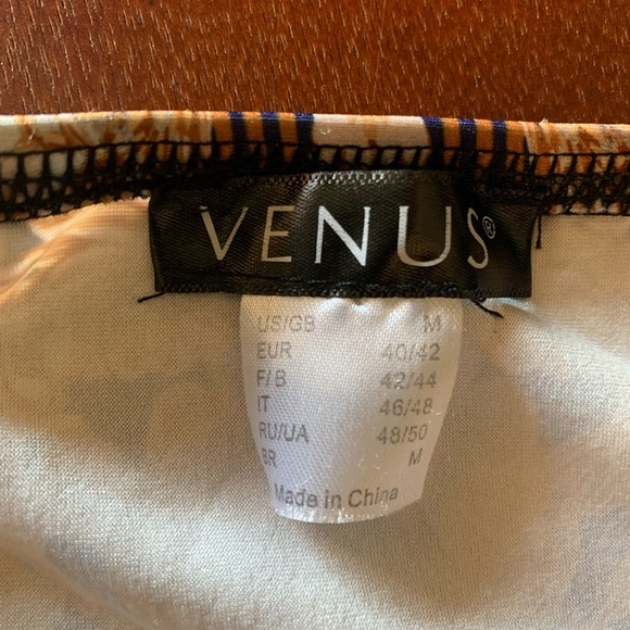 Venus halter maxi-dress with multicolor design and leopard print. - Picture 5 of 5